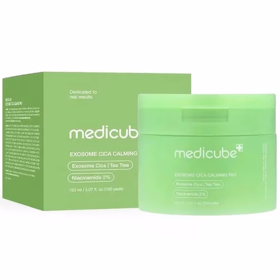 Almofadas Tônicas Medicube Exosome Cica Calming Pad