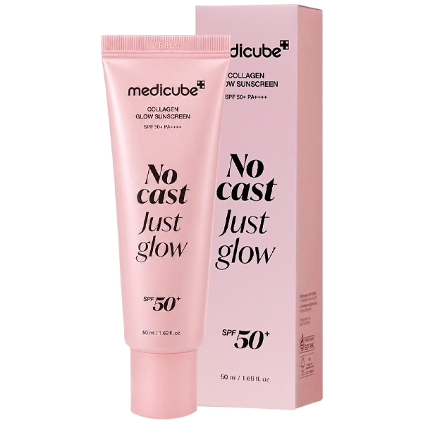 Protetor Solar Facial Medicube Collagen Glow Sunscreen SPF50+