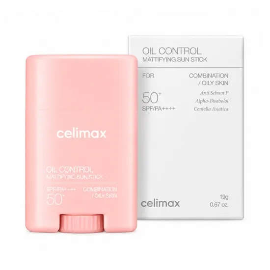 Celimax Protetor Solar Facial Oil Control Mattifying Sun Stick SPF50+ Pa++++