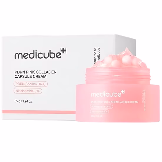 Creme Facial Medicube PDRN Pink Collagen Capsule Cream
