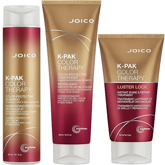 Joico Kit K-PAK Color Therapy Shampoo 300ML + Condicionador 250ML + Máscara 150ML