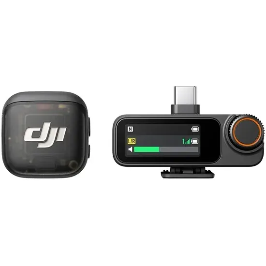 Microfone DJI Mic 3 (1 TX + 1 RX)