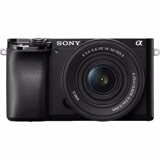 Câmera Digital Sony A6100 24.2MP 3.0" Lente E PZ 16-50MM OSS II