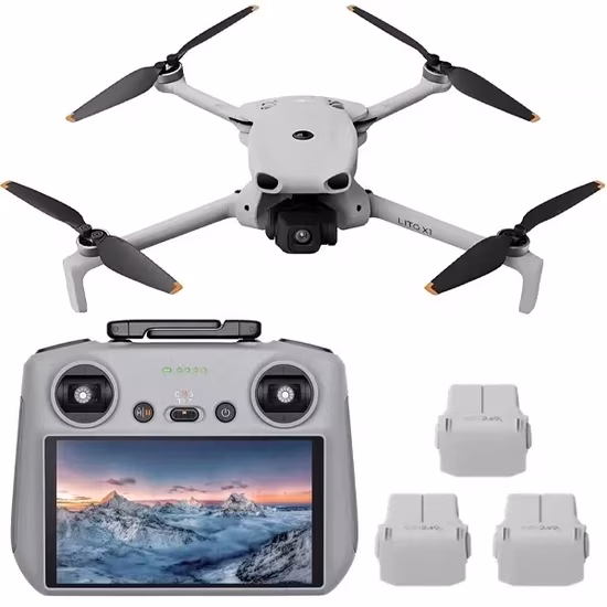 Drone DJI Lito X1 FLY More Combo Plus 4K + Controle DJI RC 2