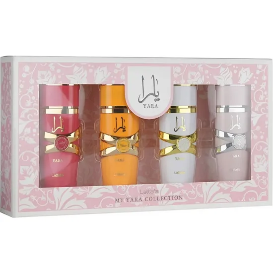 Kit Perfumes Lattafa MY Yara Collection Edp - Feminino 4 Peças