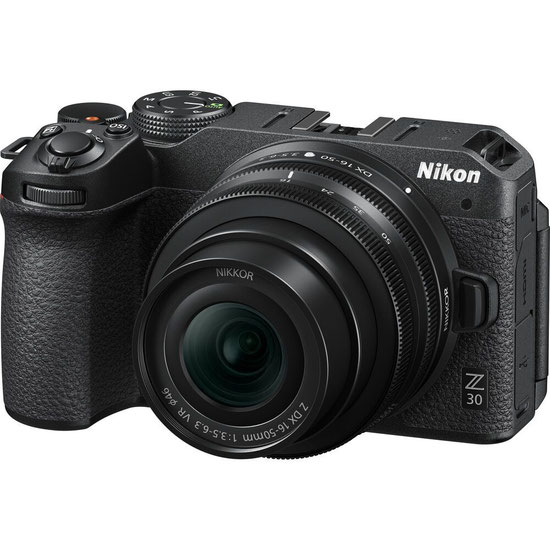 Câmera Digital Nikon Z30 20.9MP 3.0" Lente Z DX 16-50MM