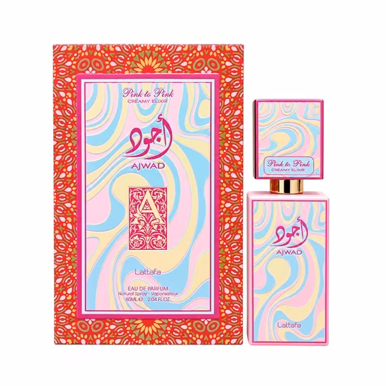 Perfume Lattafa Ajwad Pink to Pink Creamy Elixir Eau de Parfum Feminino