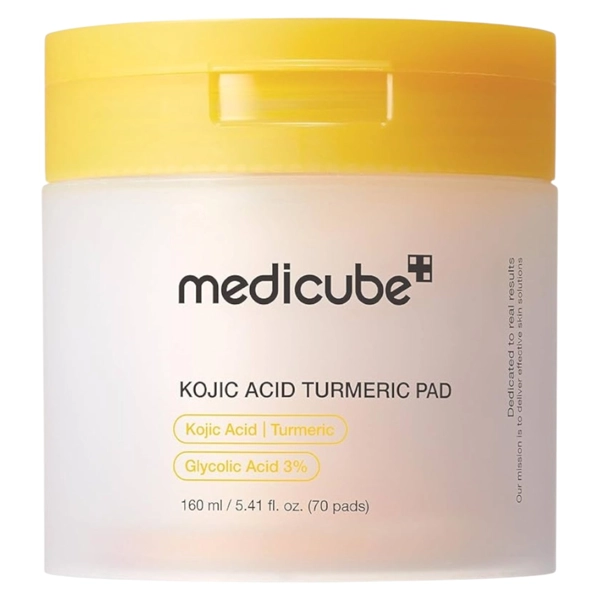 Almofadas Tônicas Medicube Kojic Acid Turmeric Pad