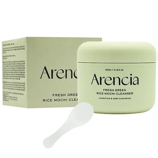 Arencia Limpador Facial Fresh Green Rice Mochi Cleanser de 120g
