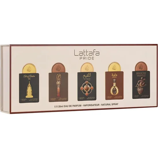 Kit Perfumes Lattafa Pride Nº 4 Edp - Unissex 5 Peças