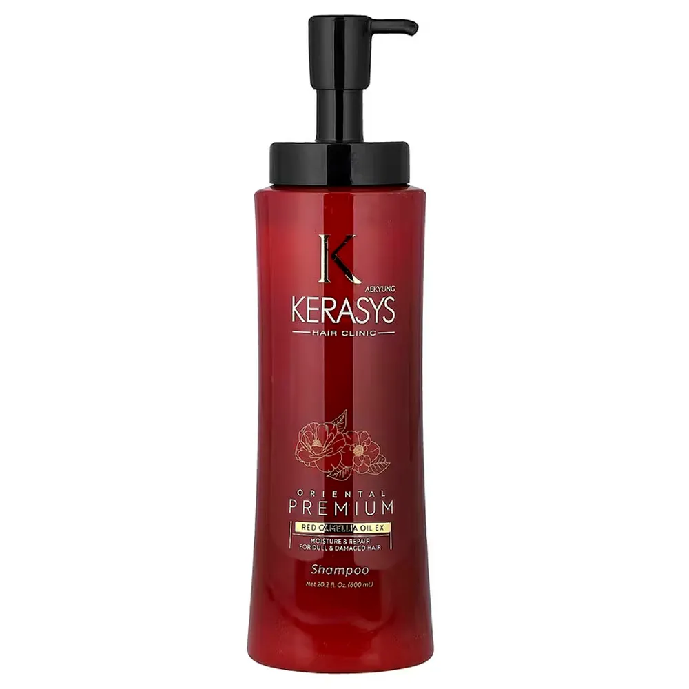 Kerasys Shampoo Oriental Premium Red Camellia Oil Ex Moisture & Repair 600mL