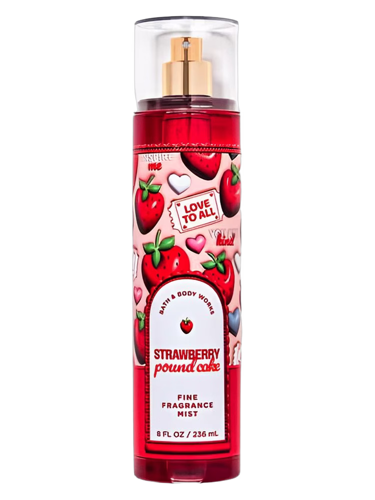 Body Splash Bath & Body Works Strawberry Pound Care -