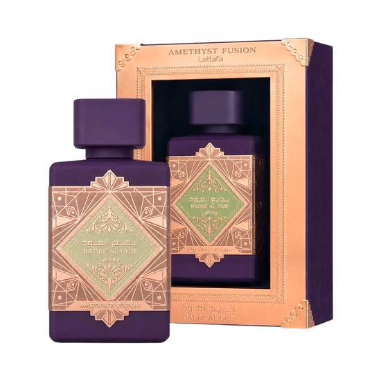 Perfume Lattafa Bade'e Al Oud Amethyst Fusion Eau de Parfum Unissex