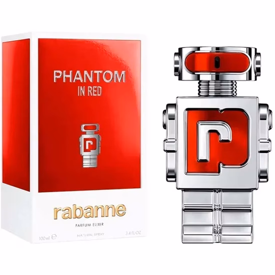 Perfume Paco Rabanne Phantom In Red Parfum Elixir Masculino