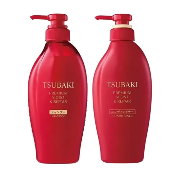Tsubaki Kit Capilar Premium Moist & Repair Shampoo 450ML + Condicionador 450ML