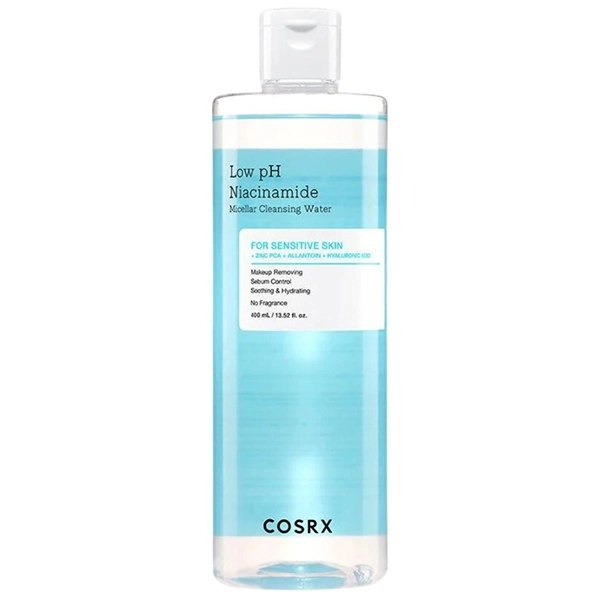 COSRX Limpeza Facial Low pH Niacinamide Micellar Cleansing Water 400ml