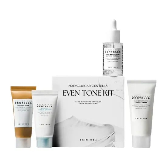 Skin 1004 Kit Madagascar Centella Even Tone 4 Peças