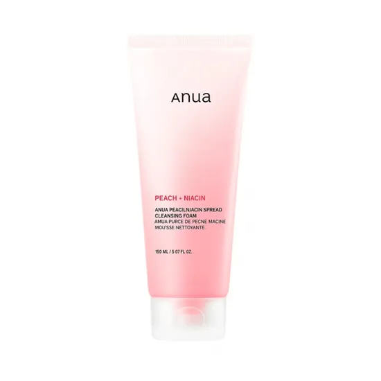 Anua Espuma de Limpeza Facial Peach Niacin Spread Cleansing Foam