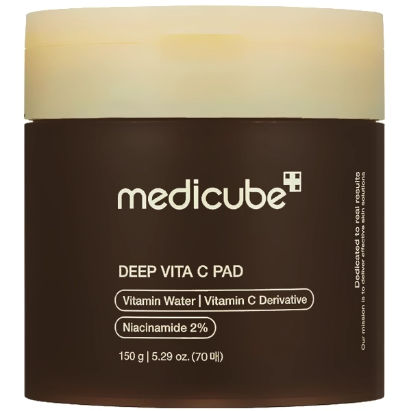Almofadas Tônicas Medicube Deep Vita C Pad