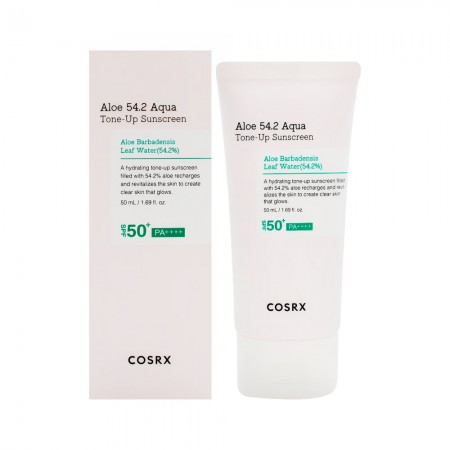 Cosrx Protetor Solar Aloe 54.2 Aqua Tone-up Sunscreen SPF 50 PA++++ 50ml