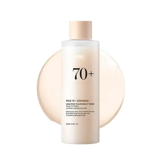 Anua Rice 70 + Ceramide Glow Milky Toner