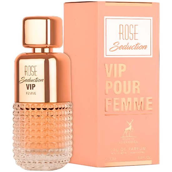 Perfume Maison Alhambra Rose Seduction Vip Pour Femme Eau de Perfum Feminino
